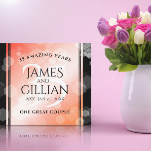 Impressão Em Tela Celebração do 35º aniversário do Casamento de 