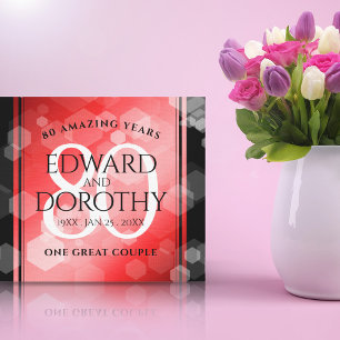 Impressão Em Tela Celebração do Aniversário de Casamento da 80 Ru