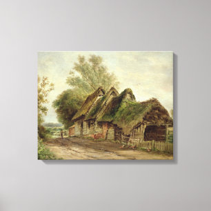 Impressão Em Tela Celeiros em Flatford (óleo em canvas)