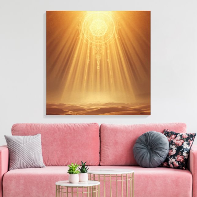 Impressão Em Tela Celestial Harmony Gateway Boho Wall Art | Sacred  (Insitu(Sala de estar))