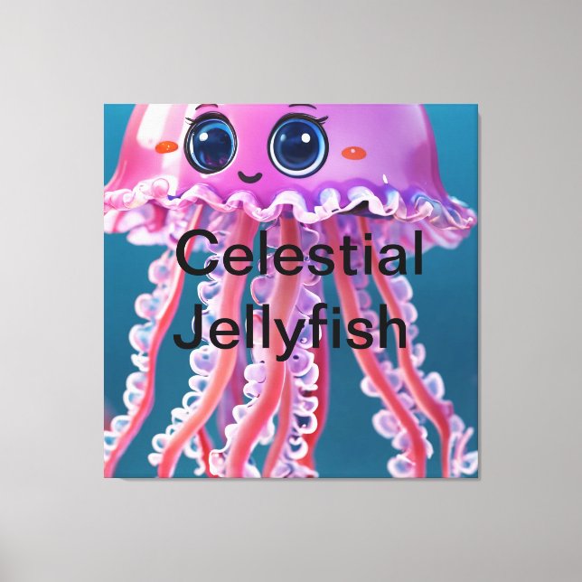 Impressão Em Tela Cellyfish Celestial (Frente)
