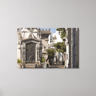 Impressão Em Tela Cemitério de Recoleta do La em Buenos Aires