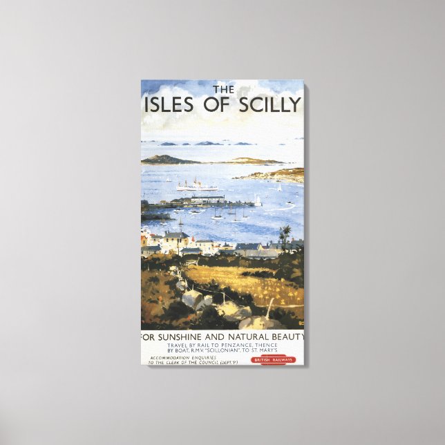 Impressão Em Tela Cena aérea da Poster da cidade e da ferrovia de Do (Frente)