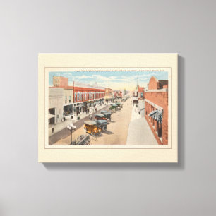 Impressão Em Tela Cena da rua do vintage, West Palm Beach, Florida