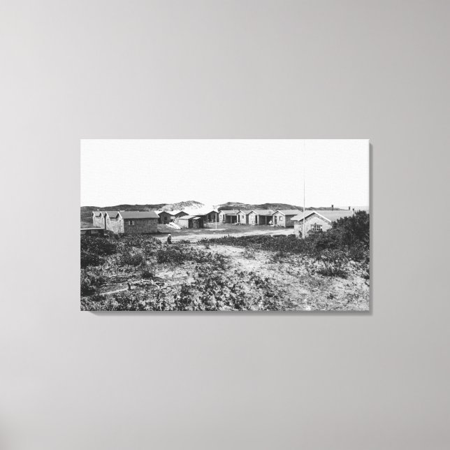 Impressão Em Tela Cena de praia Heceta em Oregon Fotografia (Frente)