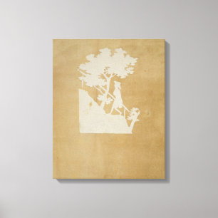 Impressão Em Tela Cena de Woodland