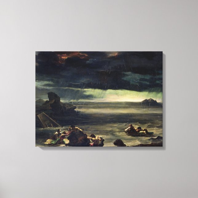 Impressão Em Tela Cena do Deluge, 1818-20 (Frente)