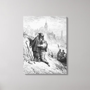 Impressão Em Tela Cena "do Rime do navegador antigo" 2