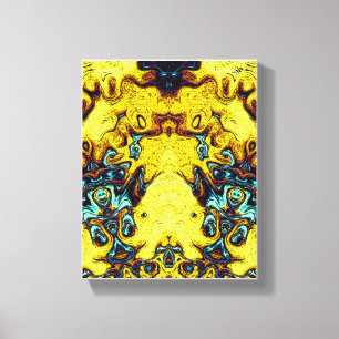 Impressão Em Tela Cena épica de monstros e deuses