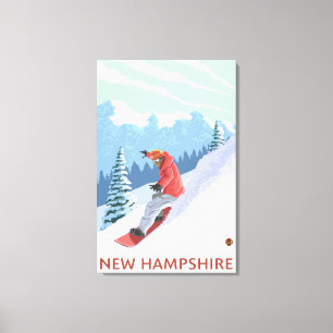 Impressão Em Tela Cena nova de HampshireSnowboarder