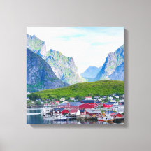 Cenário norueguês Lofoten Ilhas Noruega