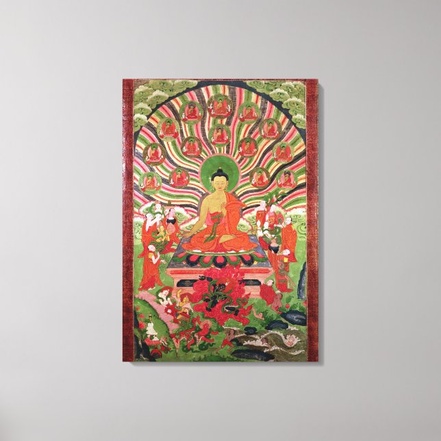 Impressão Em Tela Cenas da vida de Buda (Frente)