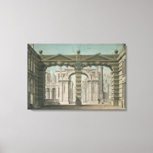 Impressão Em Tela Cenografia para a estreia mundial