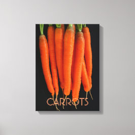 Impressão Em Tela Cenouras do nosso jardim