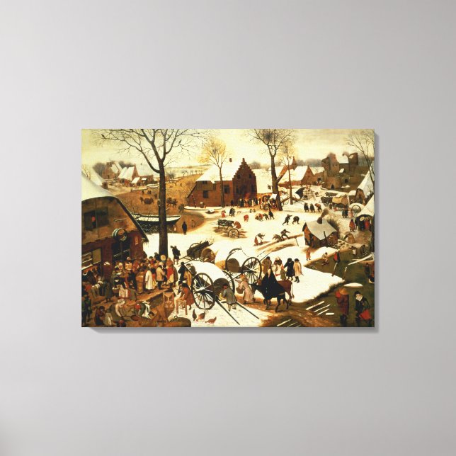 Impressão Em Tela Censo de Belém, c.1566 (Frente)