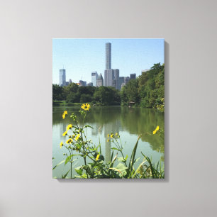 Impressão Em Tela Central Park Lake Nova Iorque NYC Fotografia Art