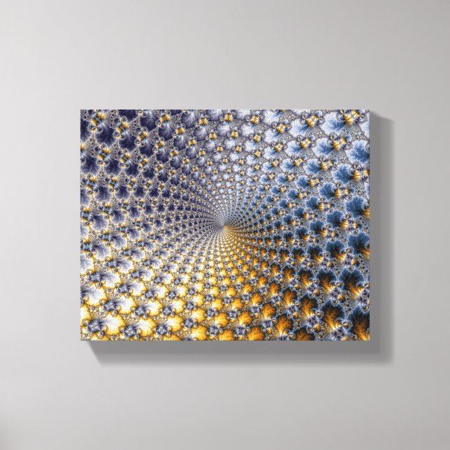 Impressão Em Tela Centrifratura - Arte Fractal (Frente)