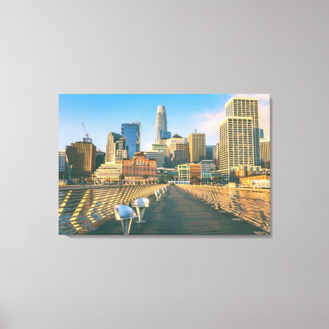 Impressão Em Tela Centro de São Francisco (Frente)