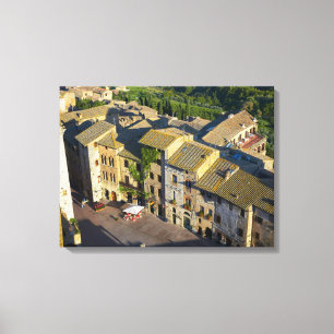 Impressão Em Tela Centro histórico de San Gimignano, Siena, Toscana,