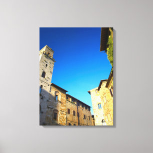 Impressão Em Tela Centro histórico de San Gimignano, Siena, Toscana,