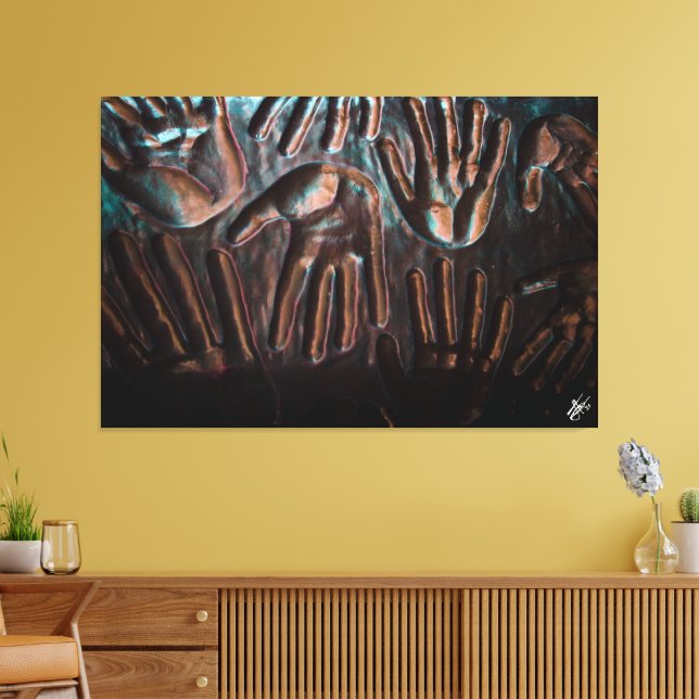 Impressão Em Tela Centro Langley nº 1 (Insitu(Sala de estar))