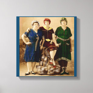 Impressão Em Tela cerca de Atlantic City 1910 que banha as belezas