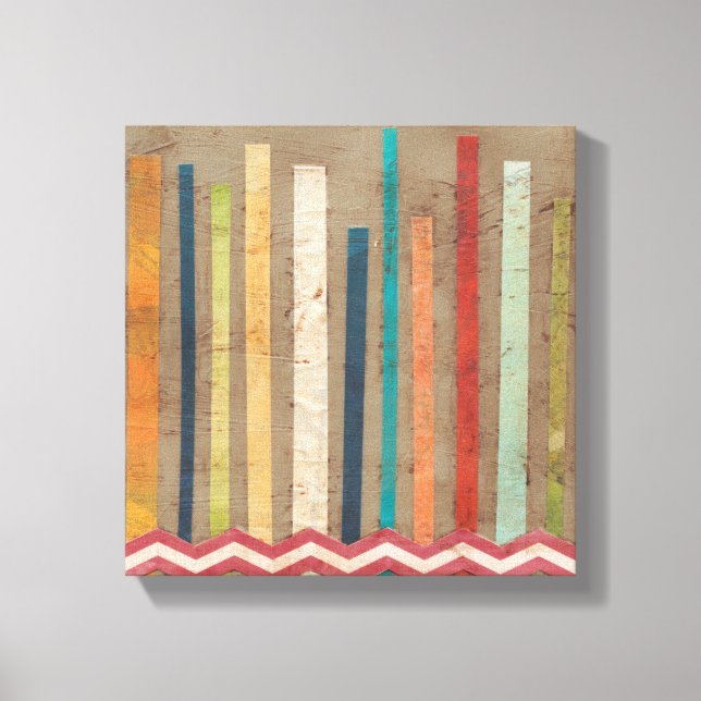 Impressão Em Tela Cercas de papel II para cima (Frente)