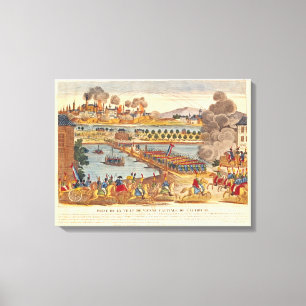 Impressão Em Tela Cerco de Viena, o 10 de maio de 1809