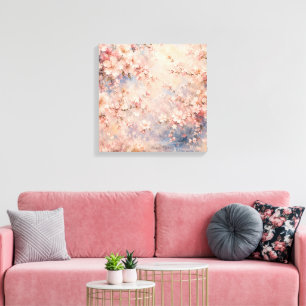 Impressão Em Tela cerejeira rosa sakura flor de cerejeira romântico