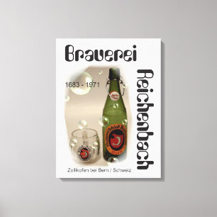 Impressão Em Tela Cervejaria Reichenbach Berna pressão em linho de