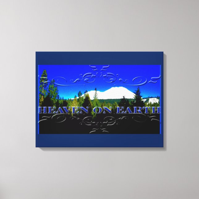 Impressão Em Tela Céu na Terra | Montes Dinheiro (Frente)