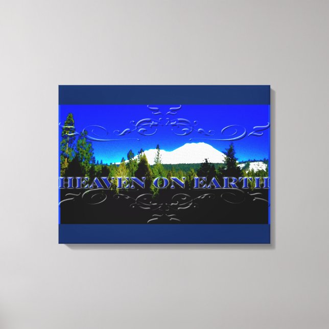 Impressão Em Tela Céu na Terra | Montes Dinheiro (Frente)