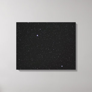 Impressão Em Tela Céu noturno com estrelas