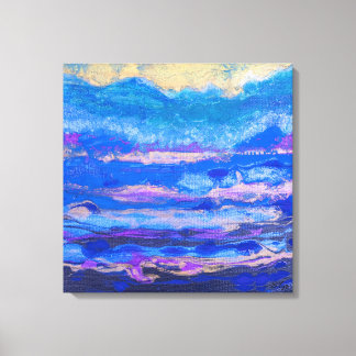 Impressão Em Tela Céu ouro