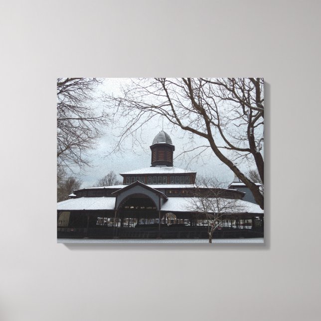 Impressão Em Tela Céus de Cinzas Tabernacle e Neve- Vineyard de Mart (Frente)