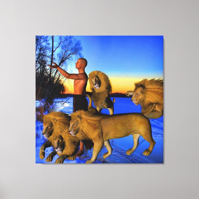 Impressão Em Tela Chamada de Wild (Frente)