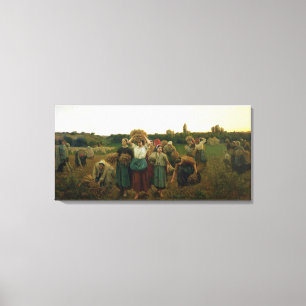 Impressão Em Tela Chamando nos Gleaners, 1859