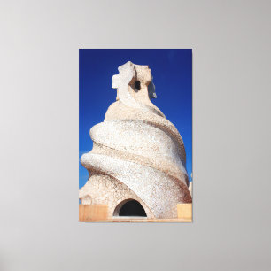 Impressão Em Tela Chaminé do mosaico