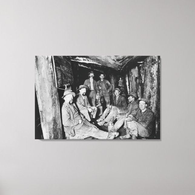 Impressão Em Tela Chance Mine durante o almoço Coeur d'Alene (Frente)