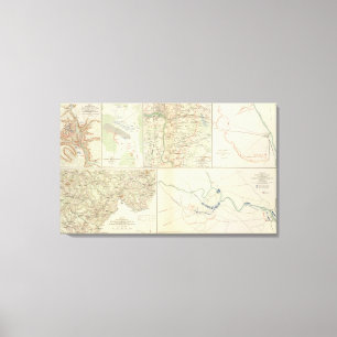 Impressão Em Tela Chancellorsville Buckingham, condados de