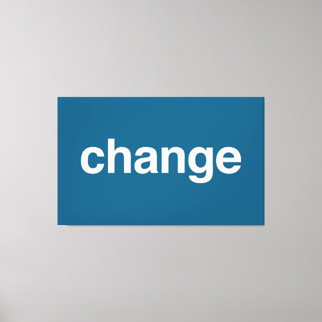 Impressão Em Tela Change (Frente)