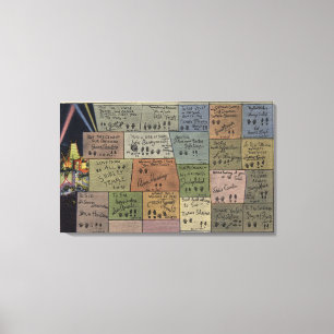 Impressão Em Tela Chão da Fama, Teatro Chinês do Grauman