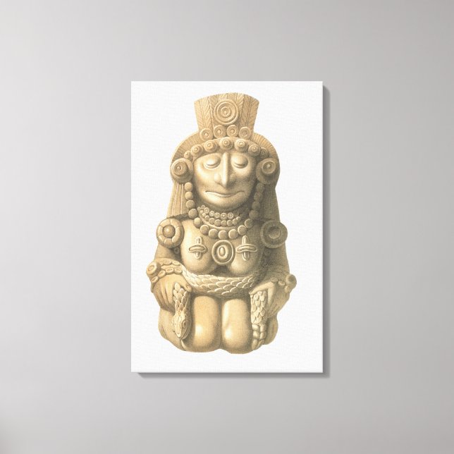 Impressão Em Tela Chapa de "Monumentos Antigos do México", 1866 (li (Frente)