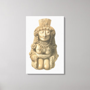 Impressão Em Tela Chapa de "Monumentos Antigos do México", 1866 (li