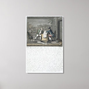 Impressão Em Tela Charles, Cavaleiro de Folard (1699-1751) instrui