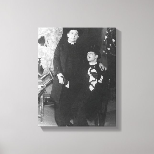 Impressão Em Tela Charles Laughton como Canon Chasuble e Roger Lives (Frente)