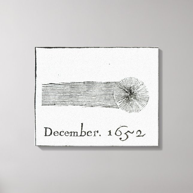 Impressão Em Tela Charles's Comet, dezembro de 1652 (Frente)