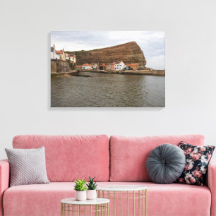 Impressão Em Tela Charme Atemporal do Porto de Staithes