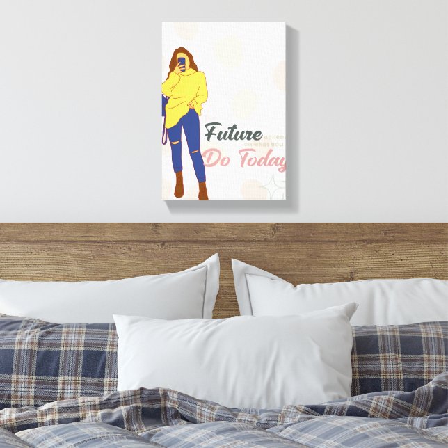 Impressão Em Tela chase ur goal wall art (Insitu(Quarto))