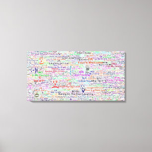 Impressão Em Tela Chat Lingo Art